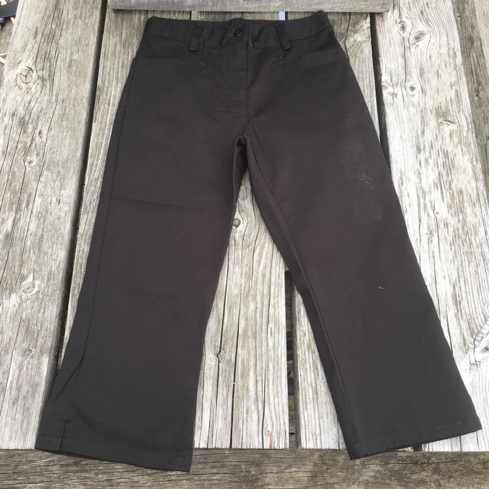 - School Uniform Black Capri Pants SZ 10! NWOT